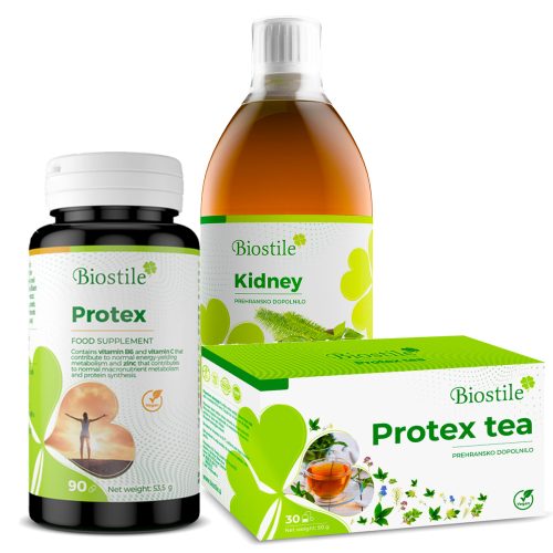 Biositle Kidney, Protex kapsule i Poklon Protex čaj