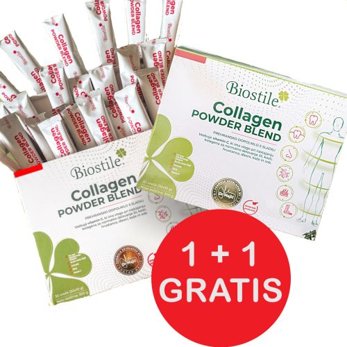 Biostile Kolagen Collagen Powder blend 1+1 Gratis