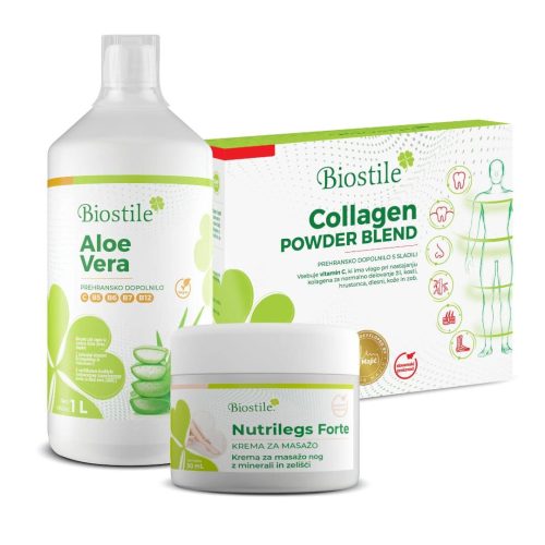 Biostile Kolagen + Aloe Vera + Poklon Nutrilegs krema 50ml