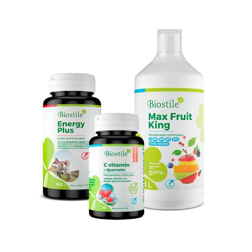 Biostile Energy Plus, Max Fruit King i Poklon Vitamin C