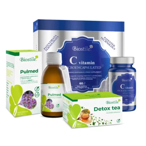 Vitamin C + Pulmed + Detox Tea Biostile