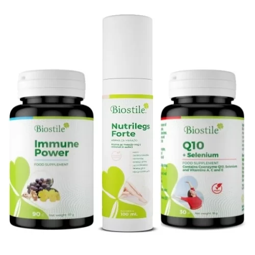 Immune power + Q10 + Selenium + Nutrilegs Forte 20% Biostile