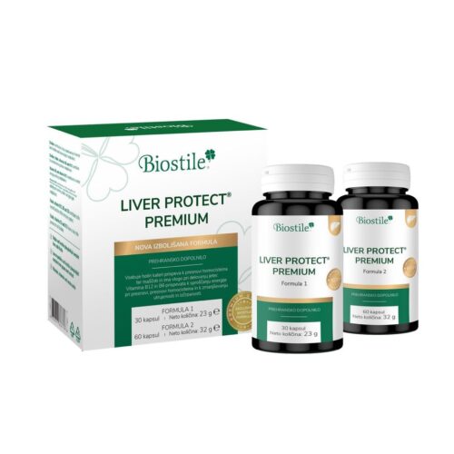 Biostile Liver Protect Premium Dodatak prehrani s aminokiselinama, vitaminima B6, B9, B12 i D3 te biljnim ekstraktima